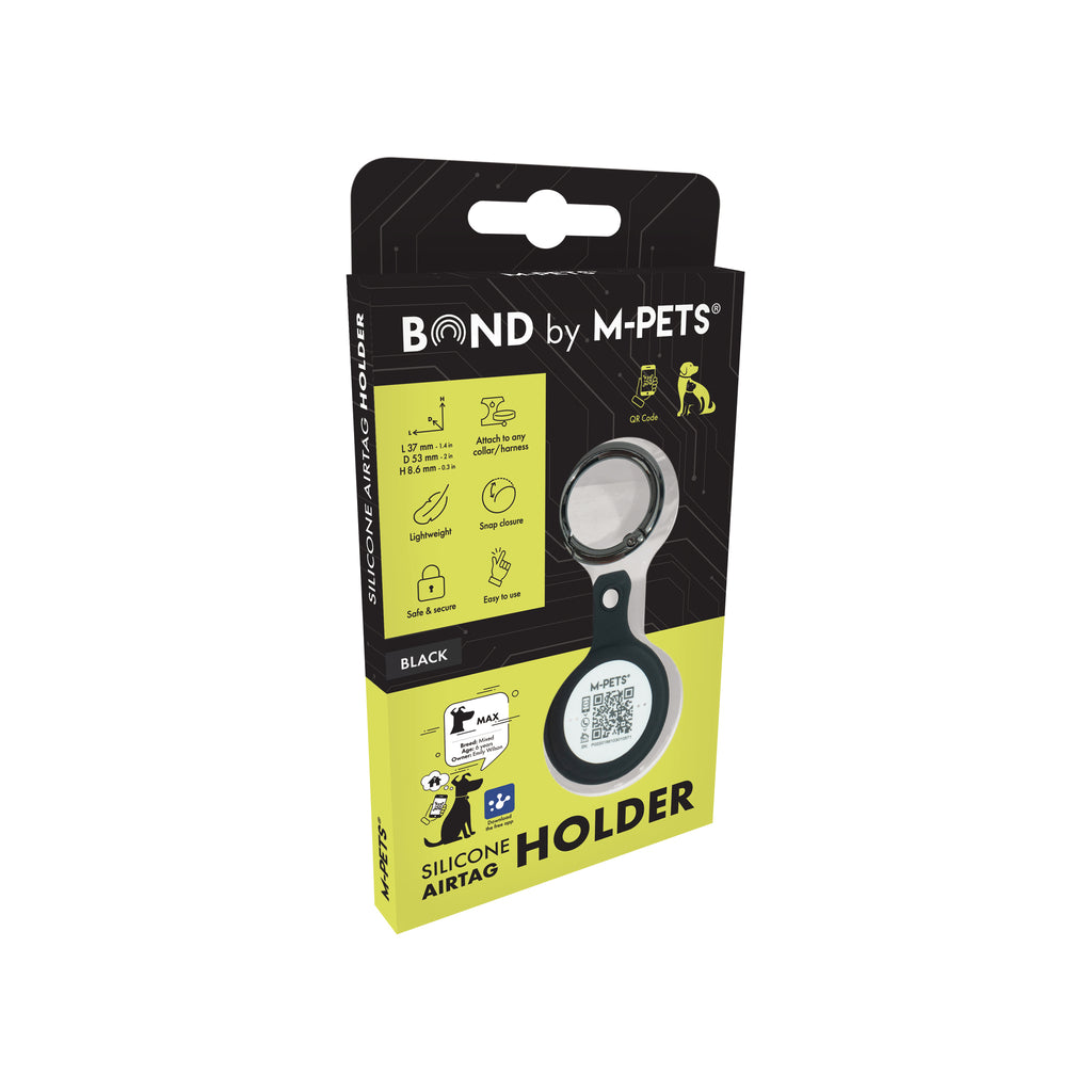 BOND Silicone AirtTag Holder Black