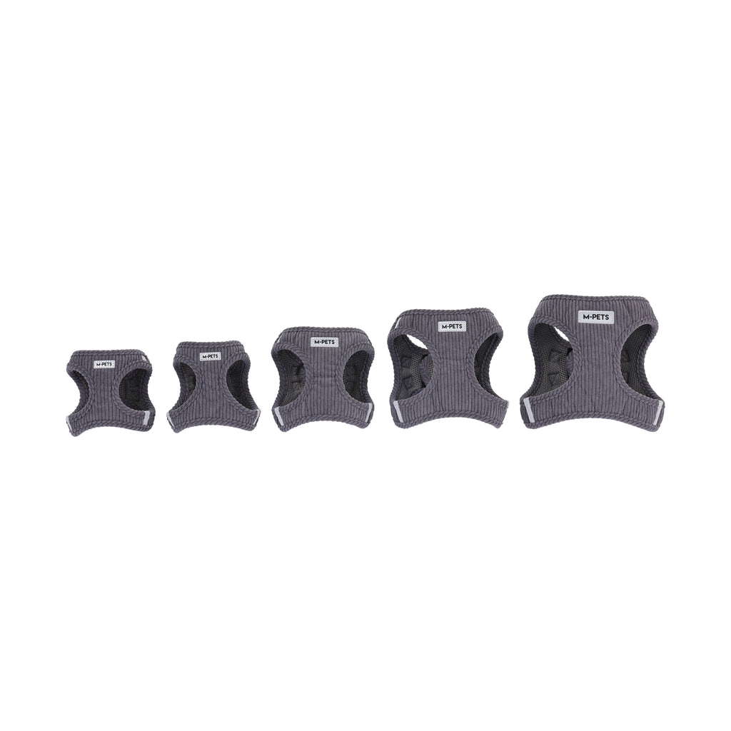VELVET Dog harness Misty Grey