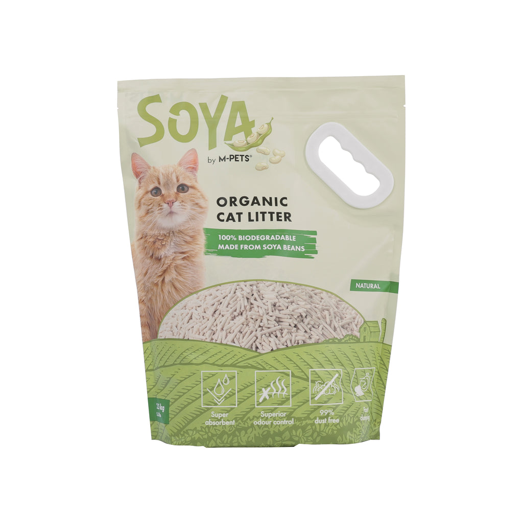SOYA Cat Litter Natural in color bag