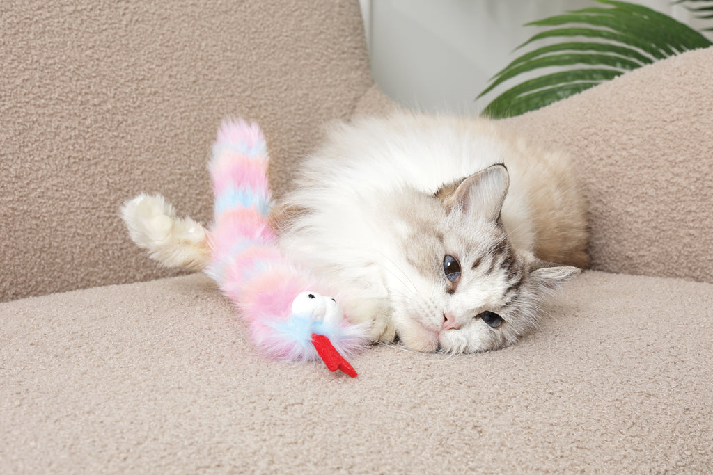 Fluffy catnip toy Lala