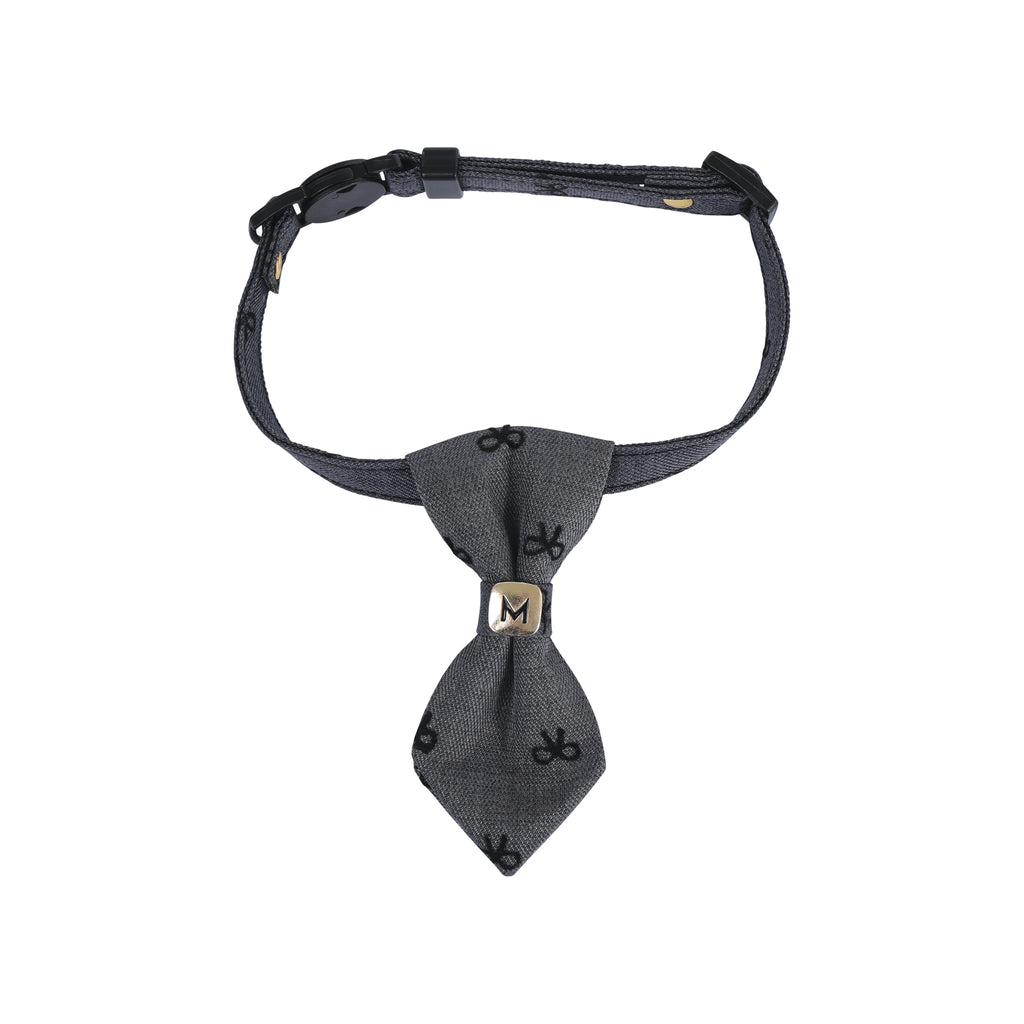 GLAM Pet Tie Grey Ribbon