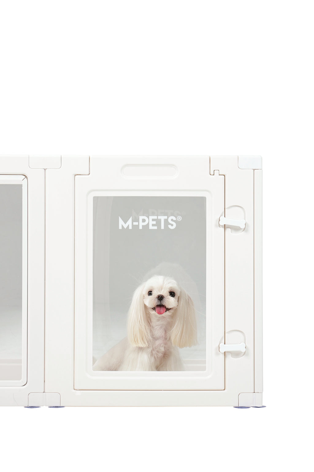 BLANCHE Puppy pen 6 panels S white