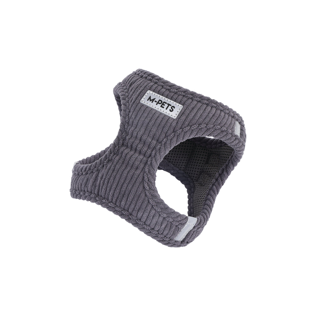 VELVET Dog harness Misty Grey