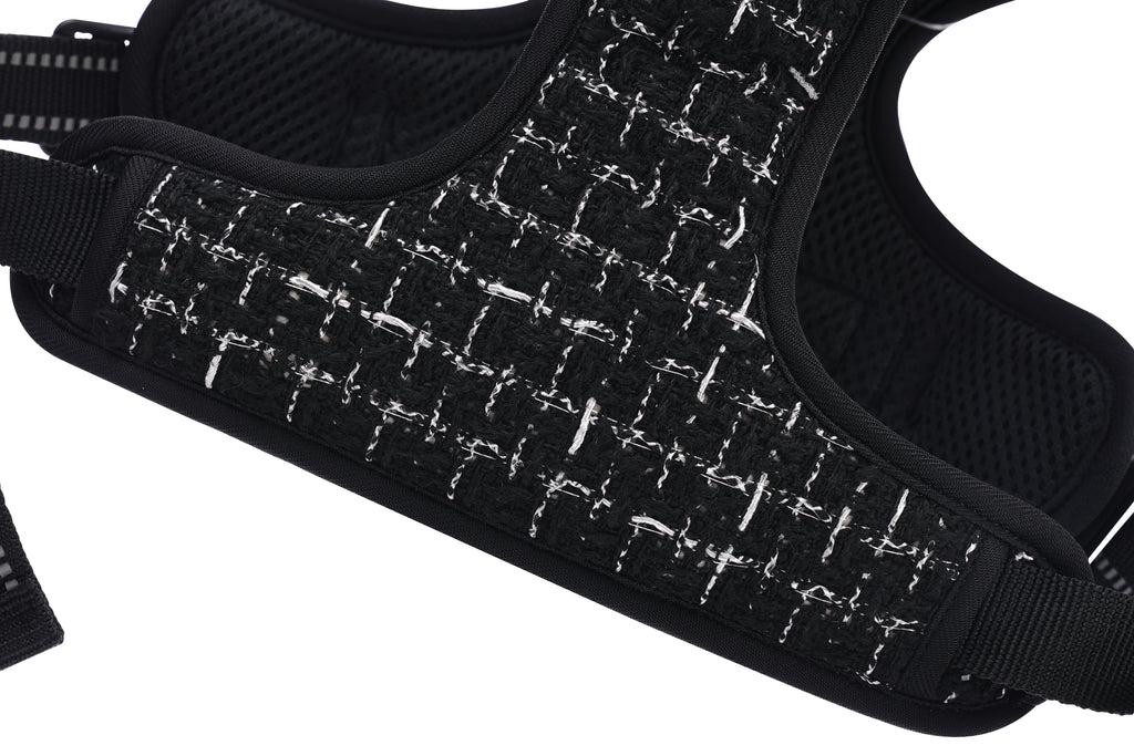 Haute Couture Dog harness Black charm