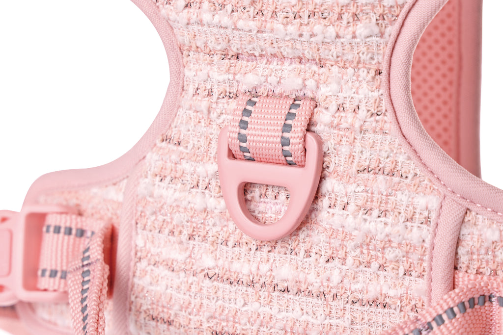 Haute Couture Dog harness Pink charm