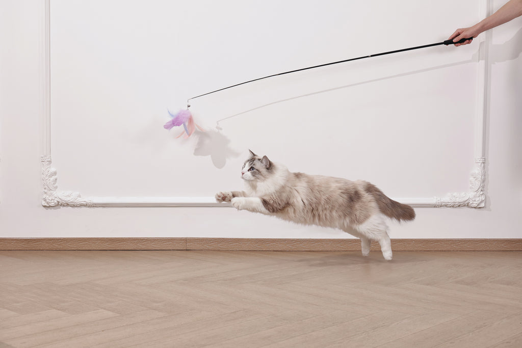 Moon cat Telescopic cat wand 3 sections Moonveil Whisper