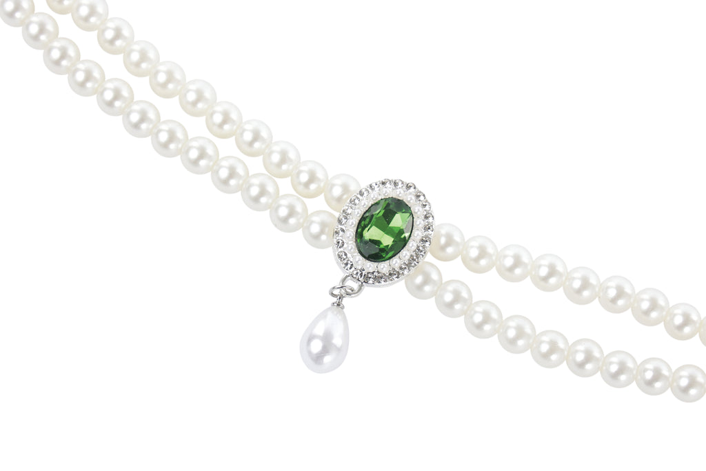 GLAM Pet Necklace Green Emerald