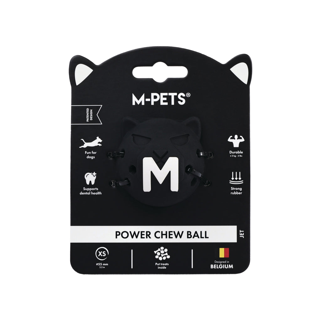Power chew ball dog toy Jet