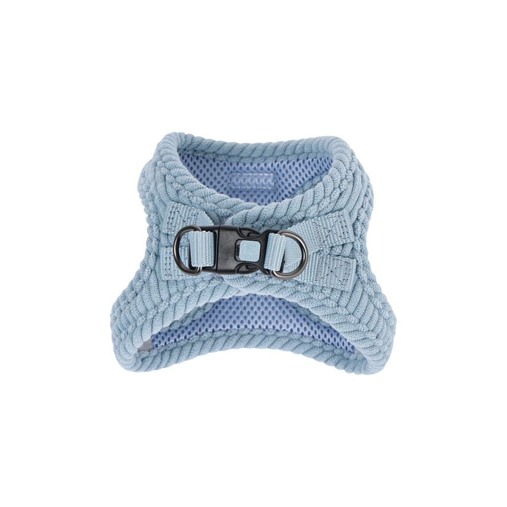 VELVET Dog harness Dusty Blue