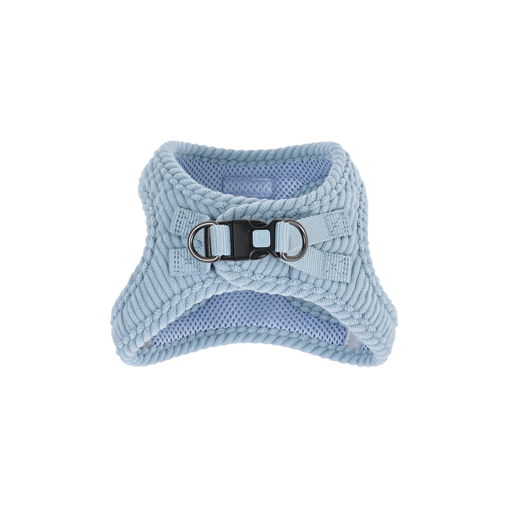 VELVET Dog harness Dusty Blue