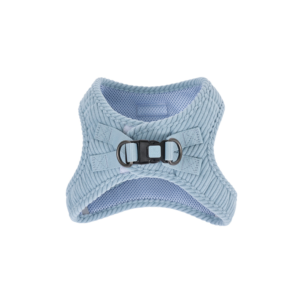 VELVET Dog harness Dusty Blue