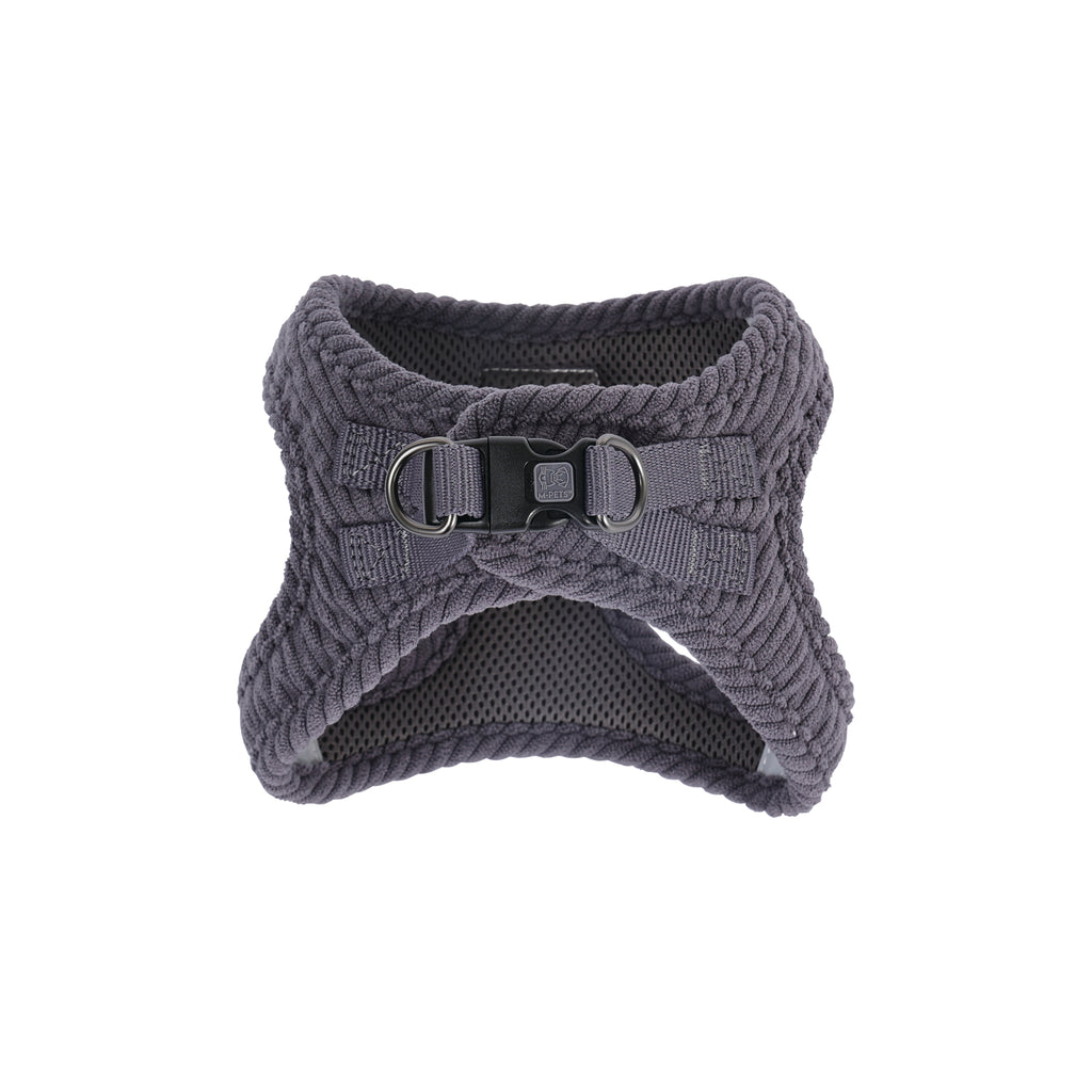 VELVET Dog harness Misty Grey