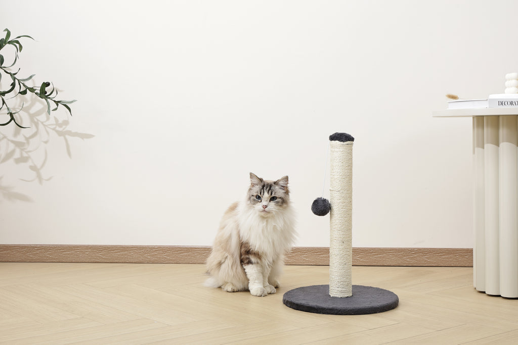 MY SECOND CAT TREE Pompom Grigio Scuro