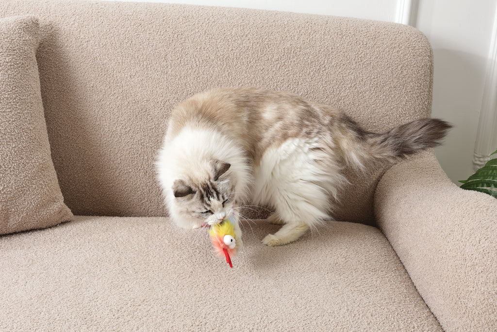 Fluffy catnip toy Miki