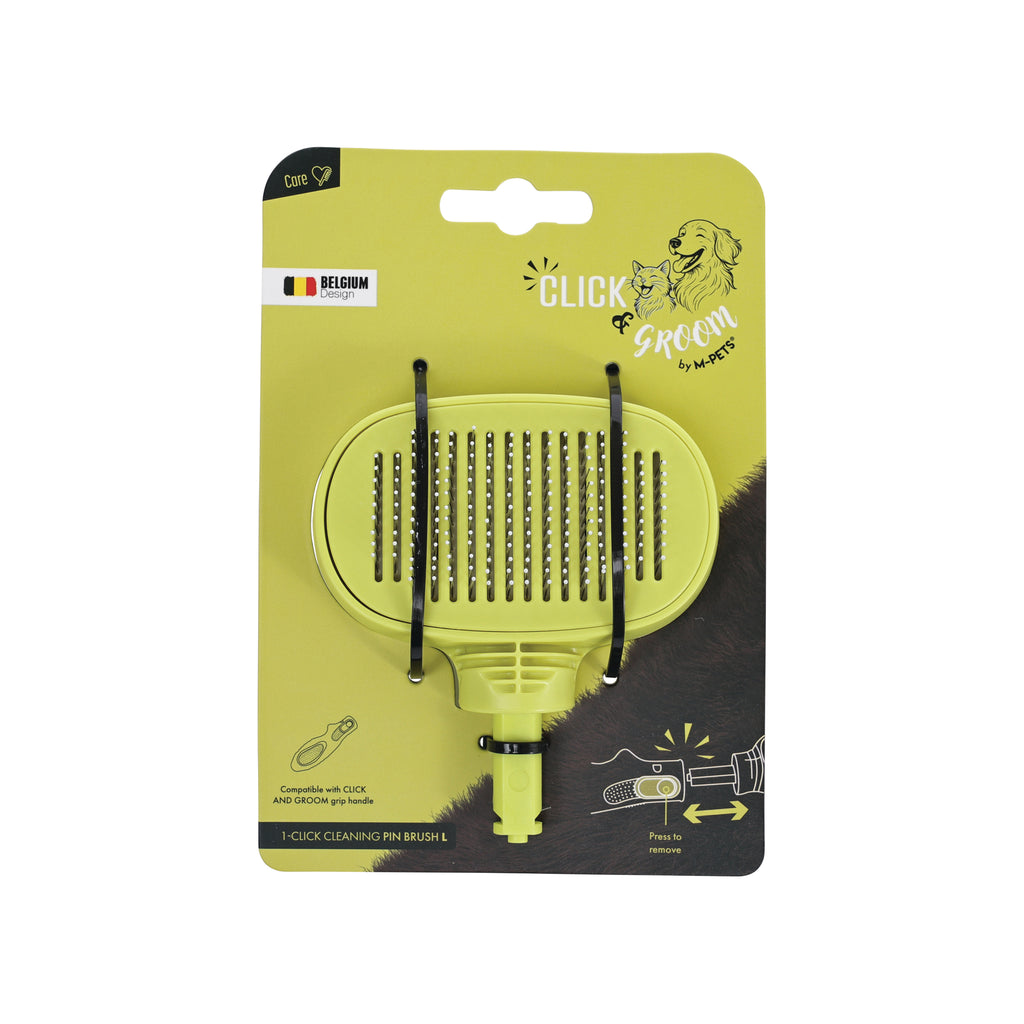 CLICK and GROOM 1-click Cleaning Pin Brush Head