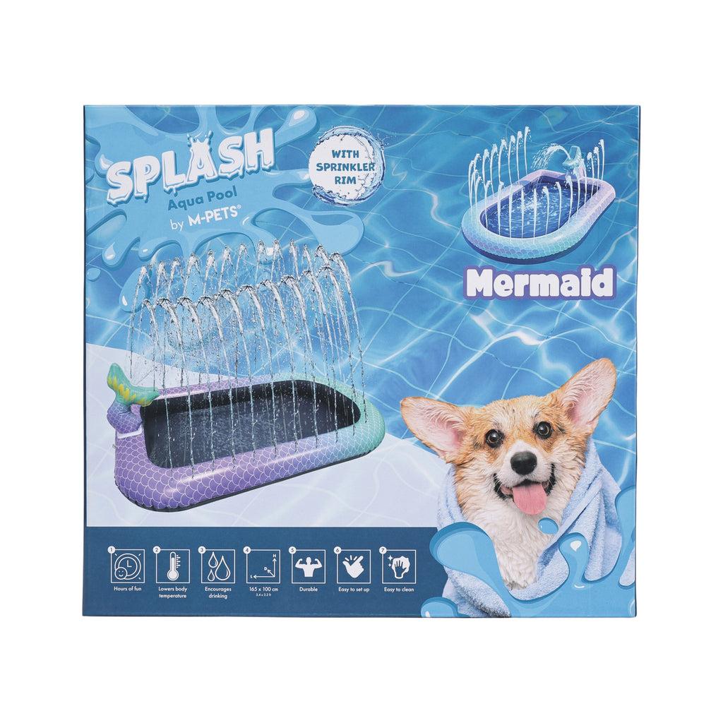 SPLASH Mermaid Swimming Pool With Sprinkler Rim