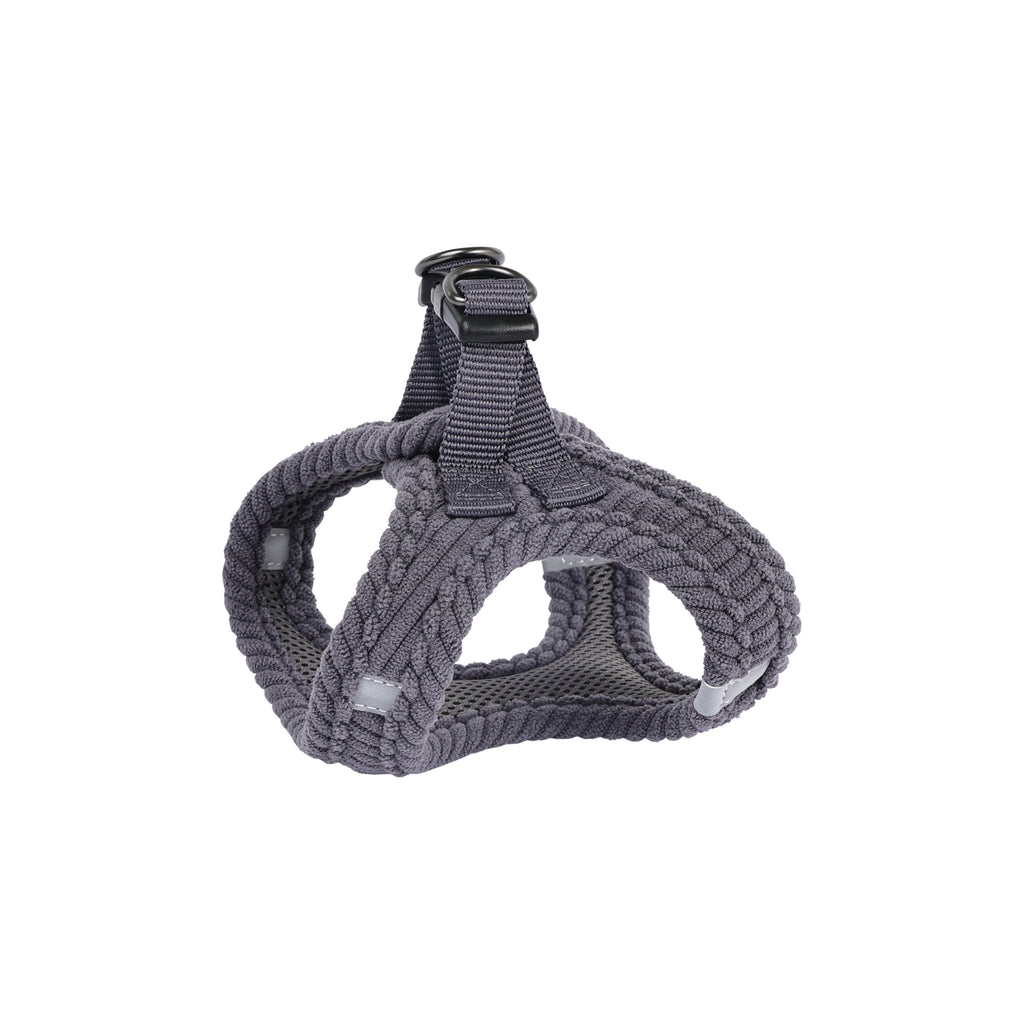 VELVET Dog harness Misty Grey