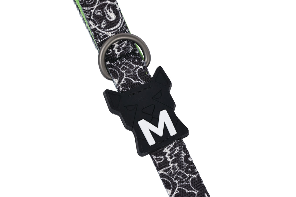 URBAN STYLE FREESTYLE Black & White Shock absorber leash