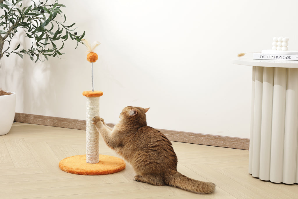 MY SECOND CAT TREE Piuma Arancione