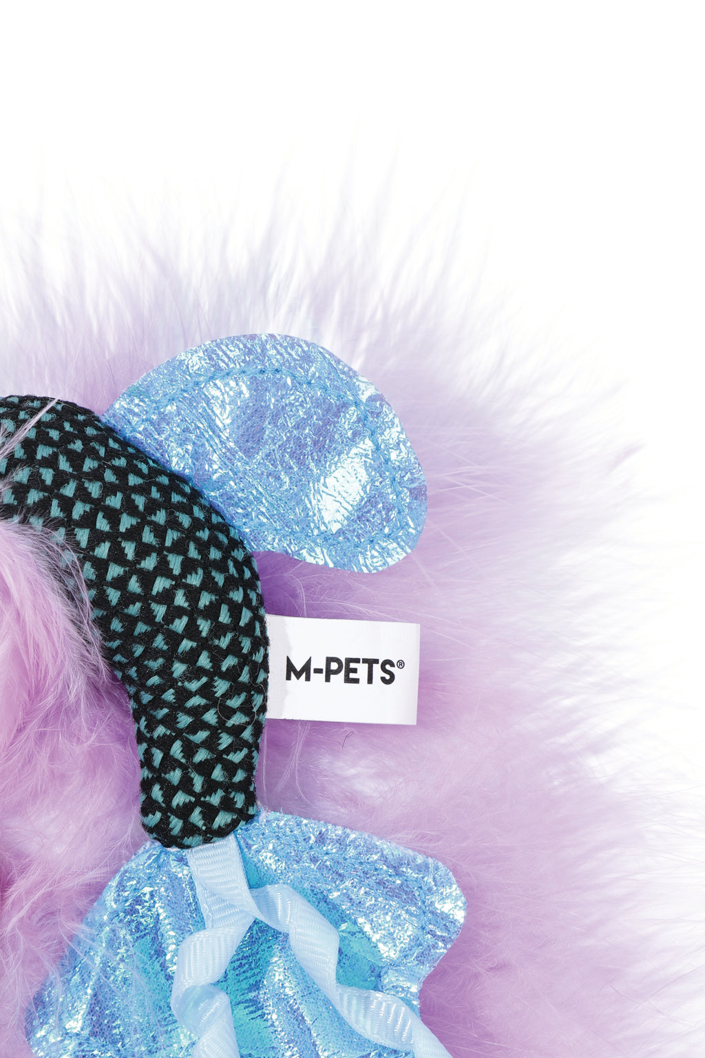 Plume catnip toy Blue fish