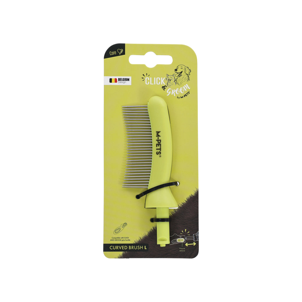 CLICK AND GROOM Curved brush Head