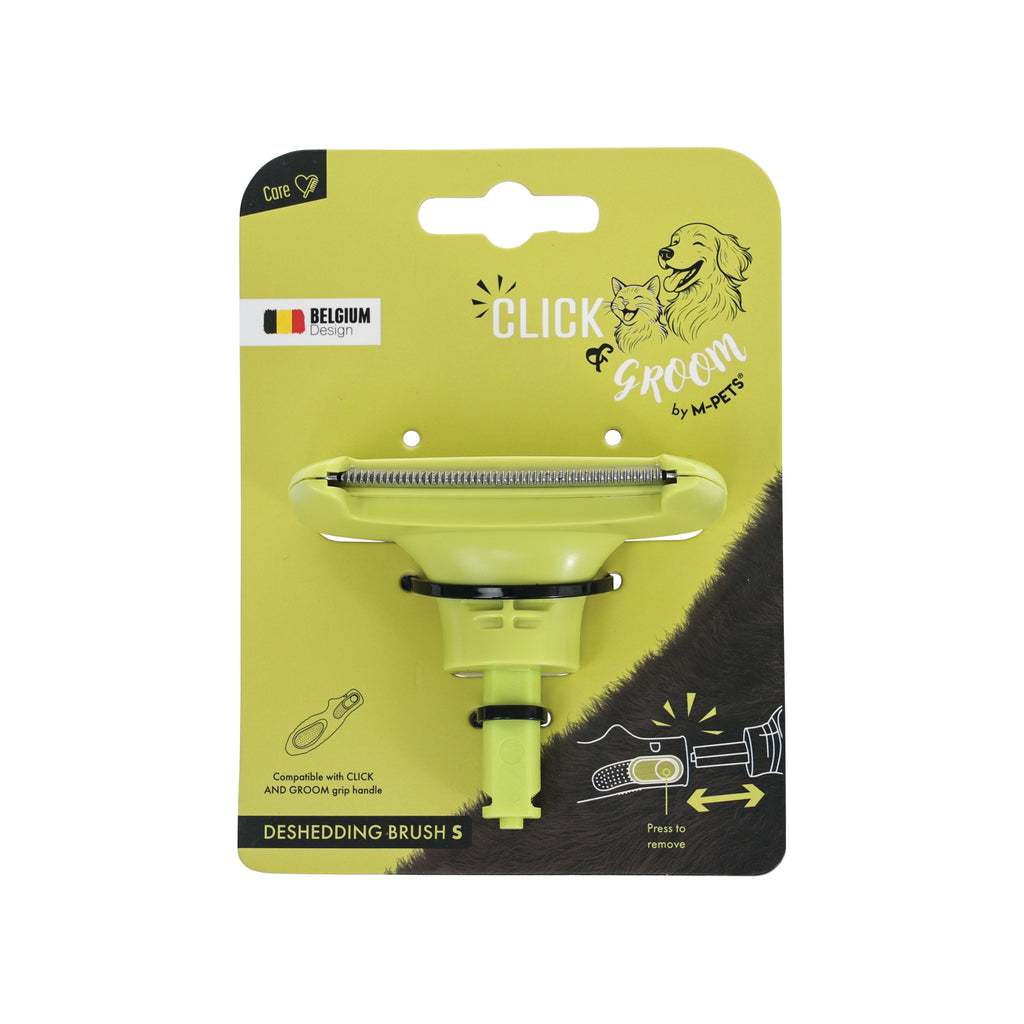 CLICK and GROOM Deshedding Brush Head