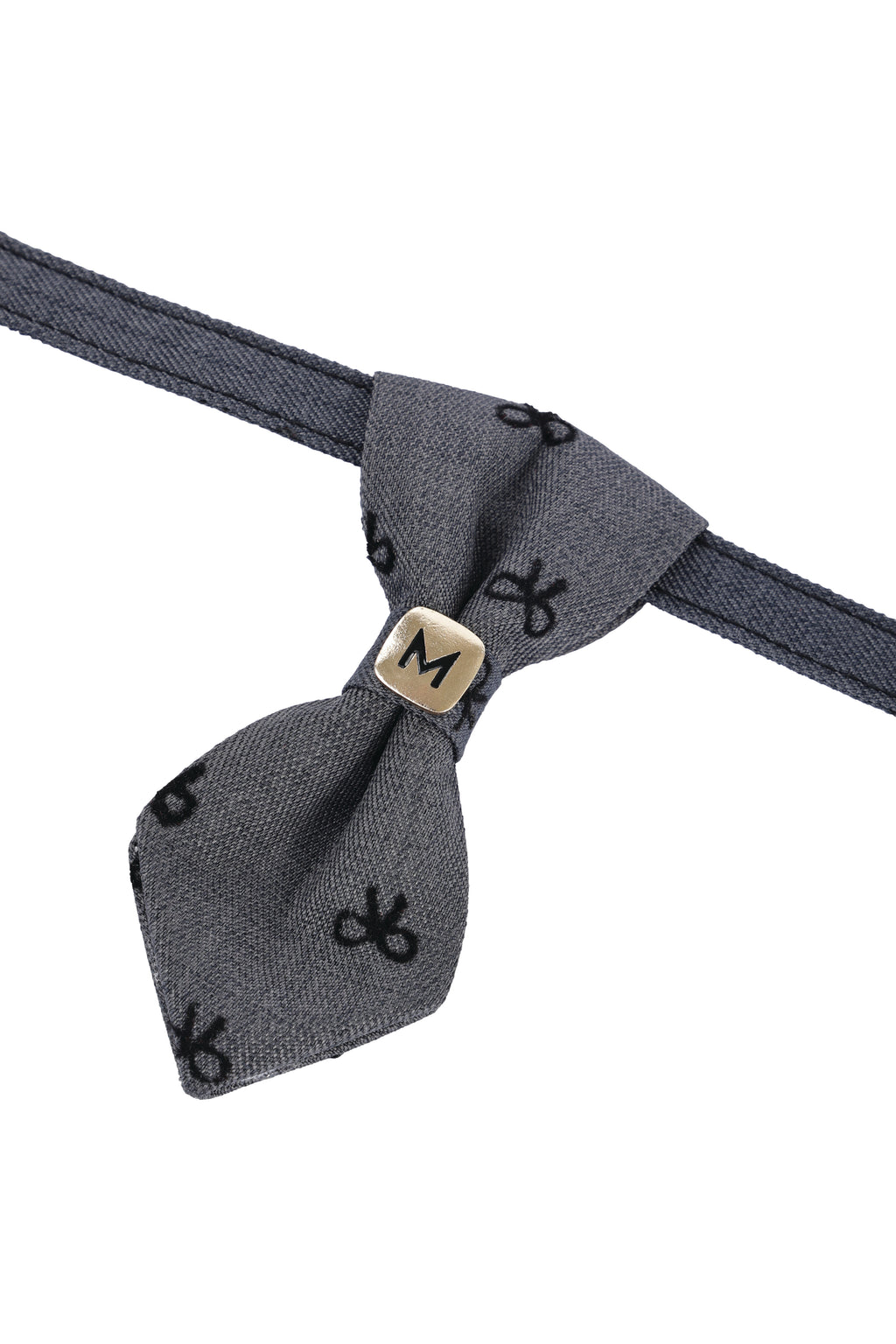 GLAM Pet Tie Grey Ribbon