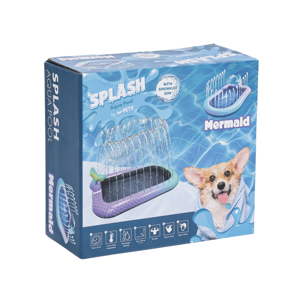 SPLASH Mermaid Swimming Pool With Sprinkler Rim