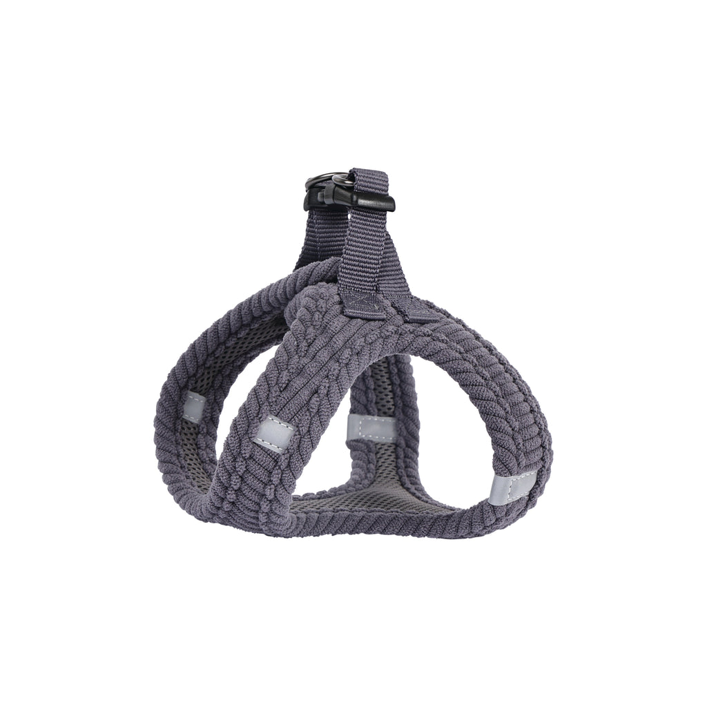 VELVET Dog harness Misty Grey