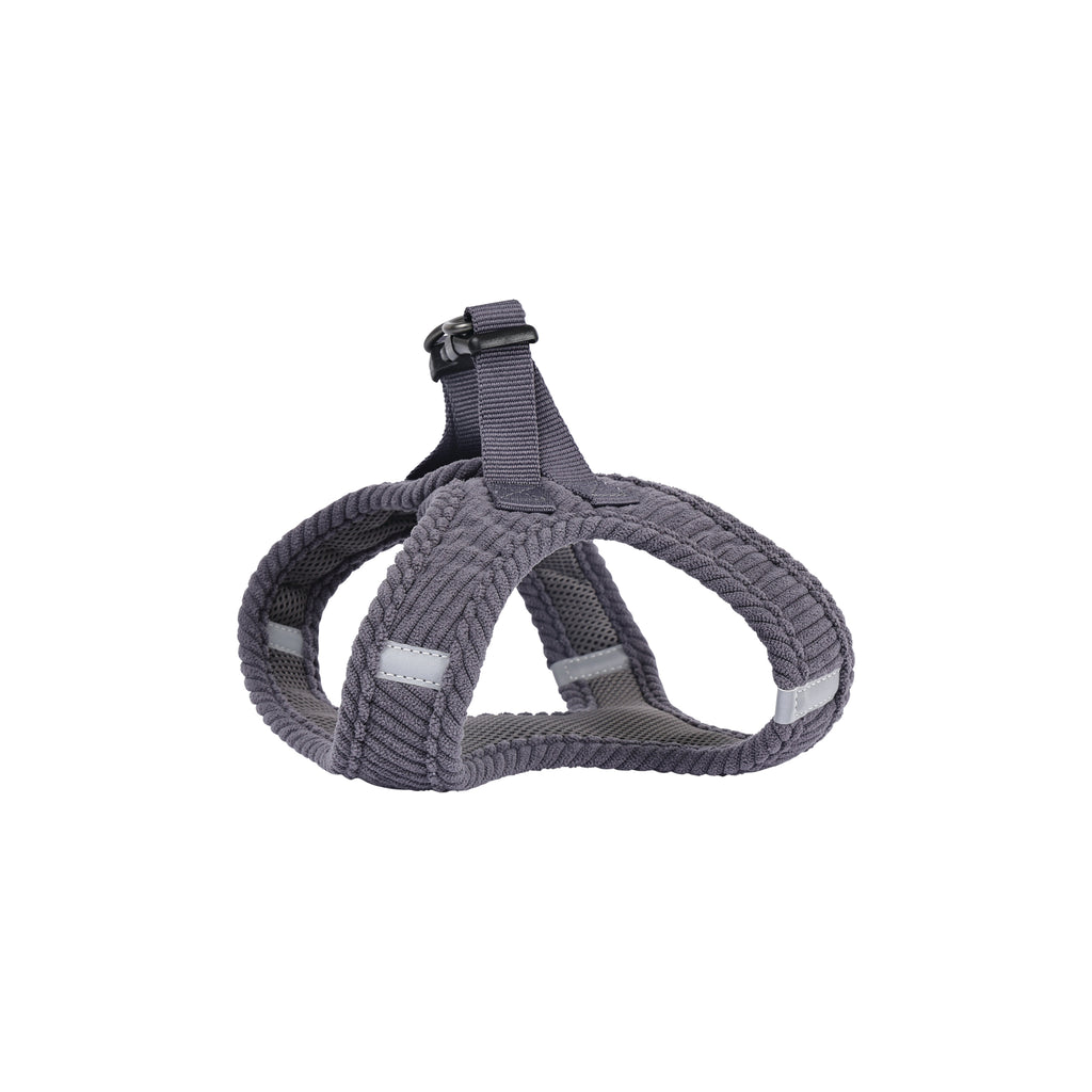 VELVET Dog harness Misty Grey