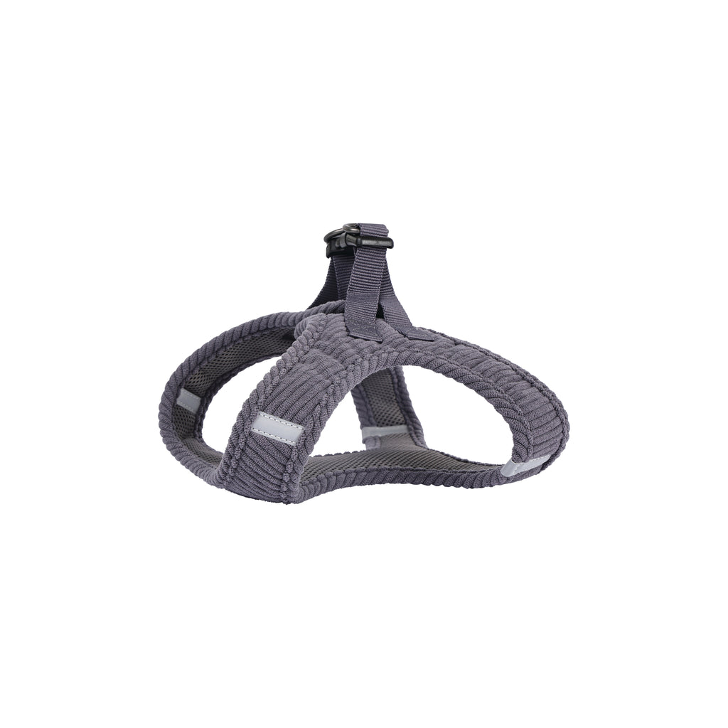 VELVET Dog harness Misty Grey