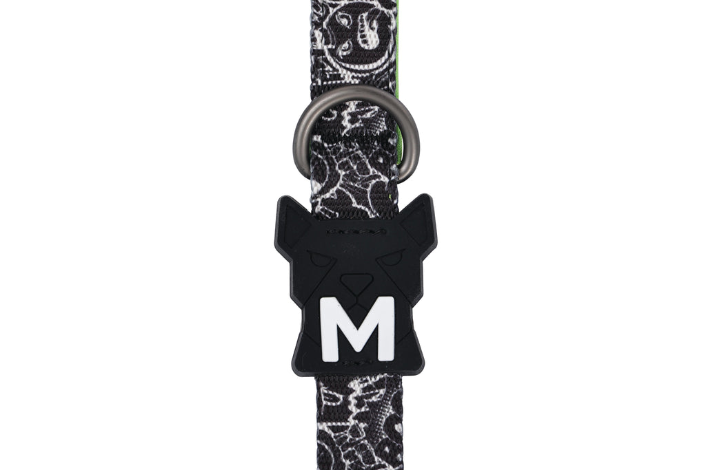 URBAN STYLE FREESTYLE Black & White Shock absorber leash