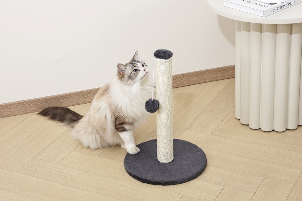 MY SECOND CAT TREE Pompom Grigio Scuro