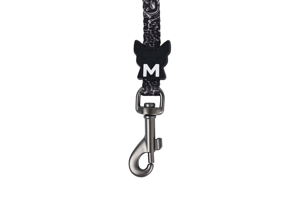 URBAN STYLE FREESTYLE Black & White Cat Harness & Leash set