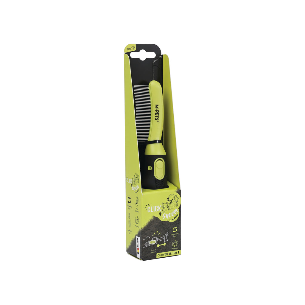 CLICK AND GROOM Curved brush