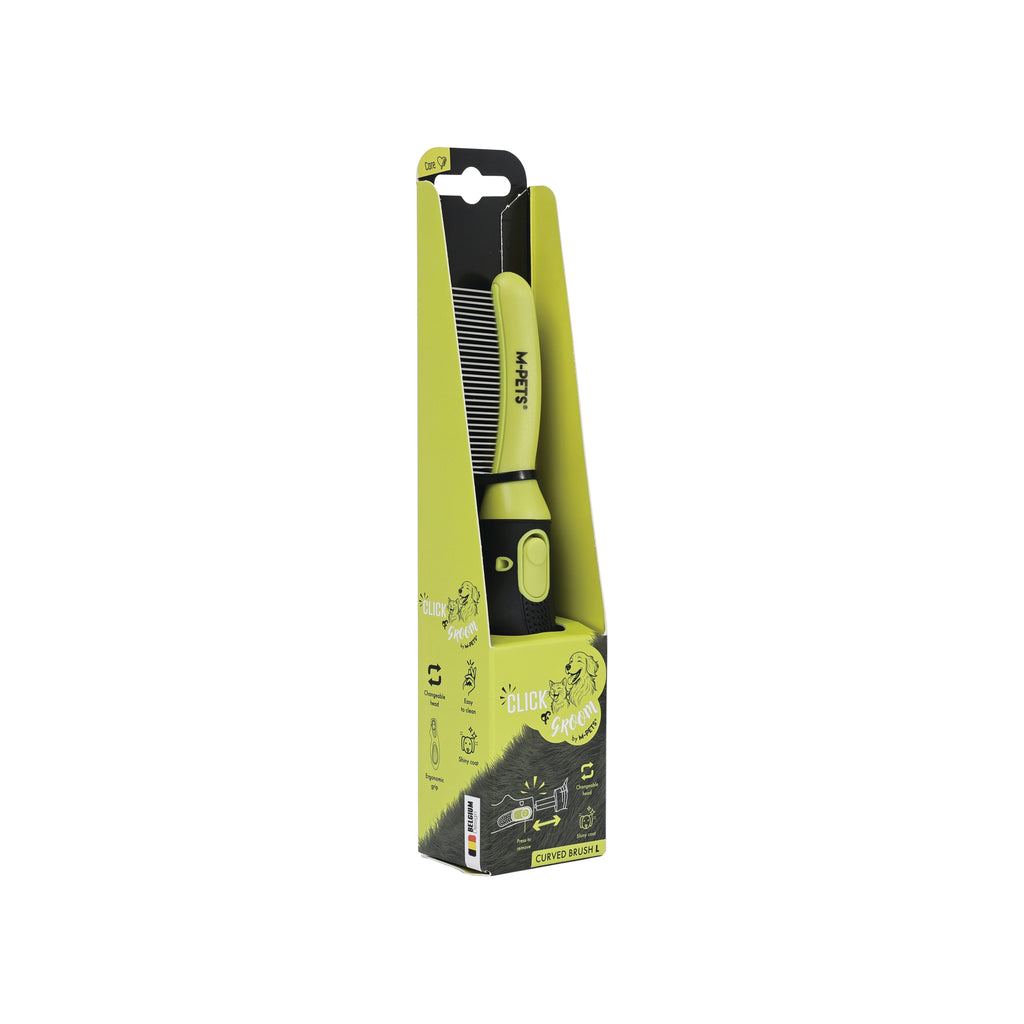 CLICK AND GROOM Curved brush