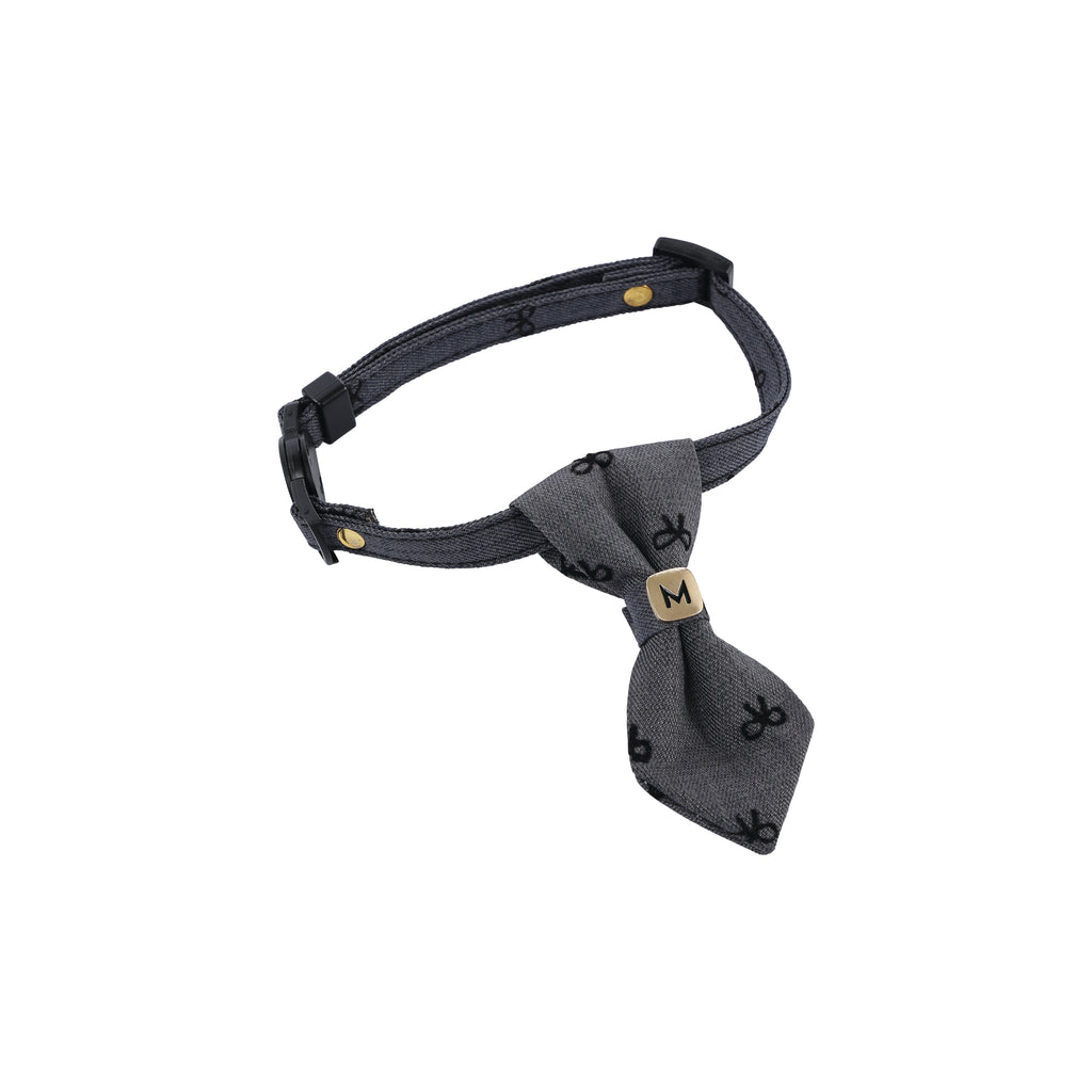 GLAM Pet Tie Grey Ribbon