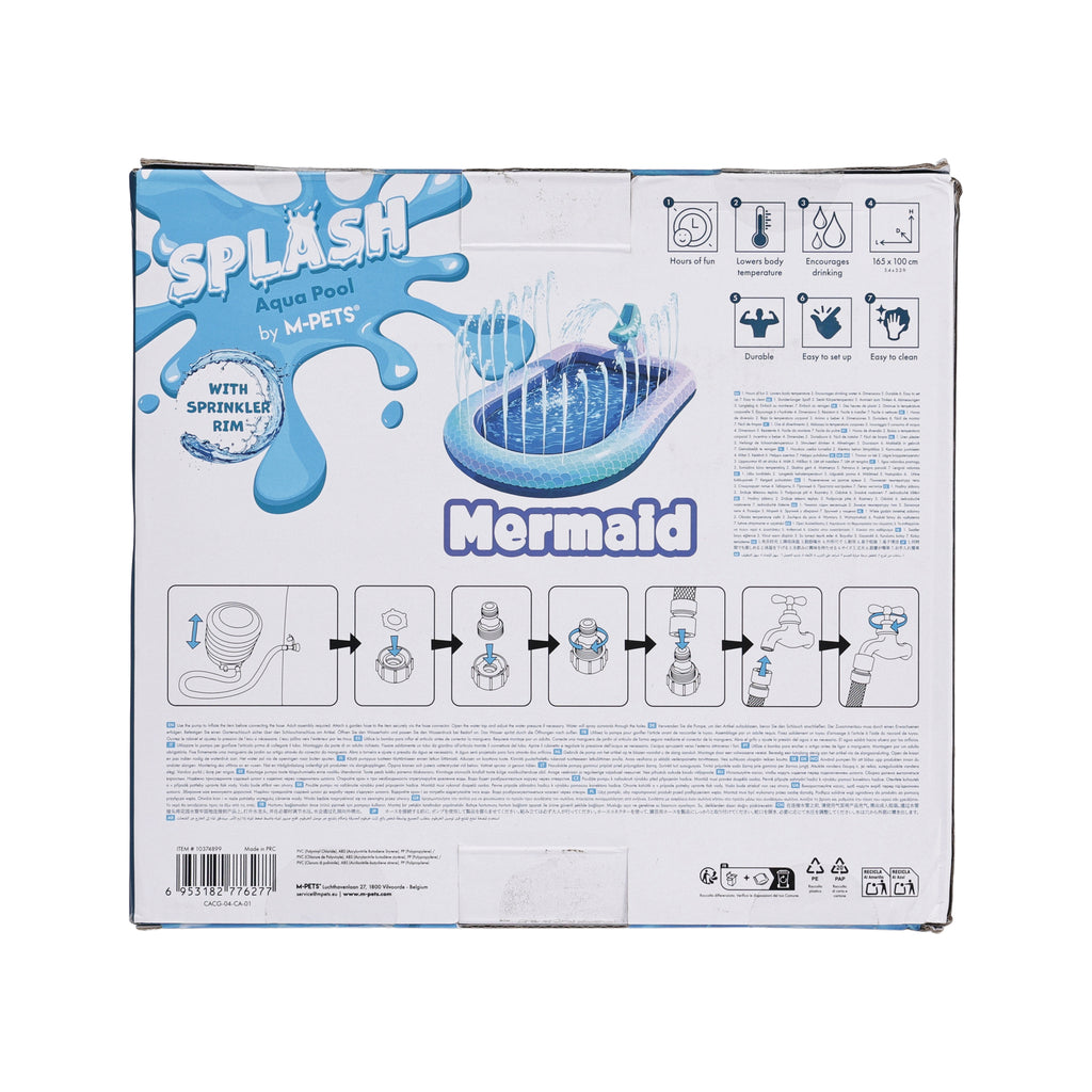 SPLASH Mermaid Swimming Pool With Sprinkler Rim