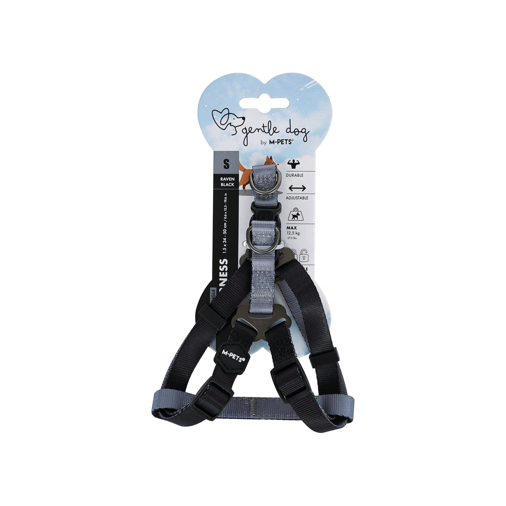 GENTLE DOG Triangle Harness Black