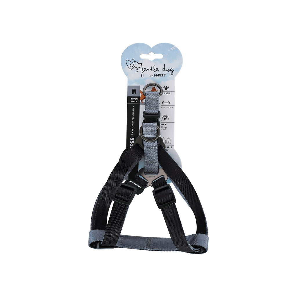 GENTLE DOG Triangle Harness Black