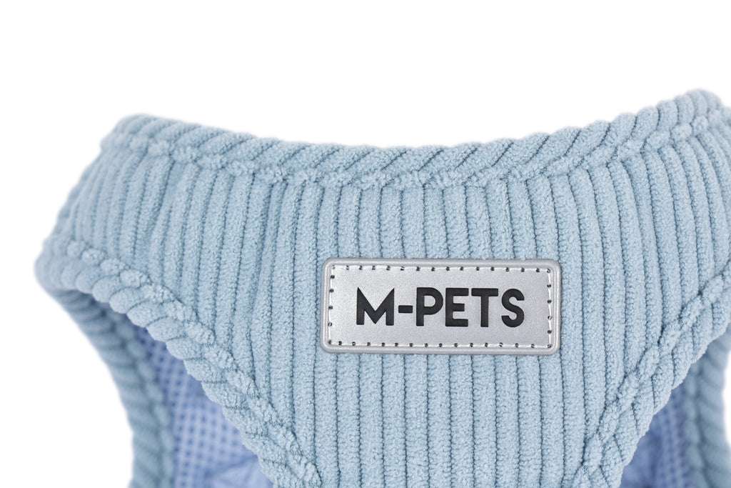 VELVET Dog harness Dusty Blue