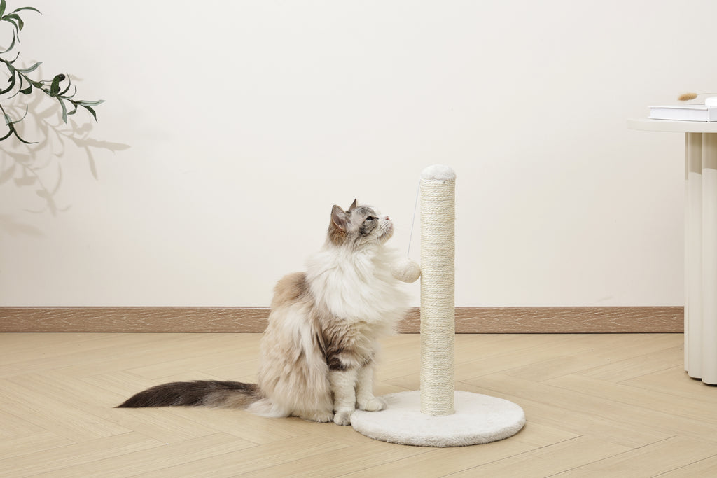 MY SECOND CAT TREE Pompom Bianco