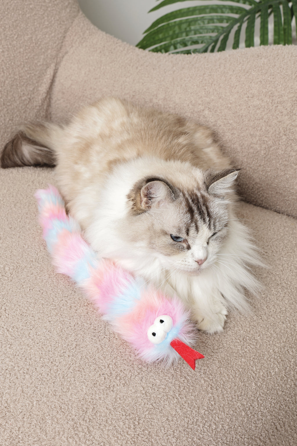 Fluffy catnip toy Lala