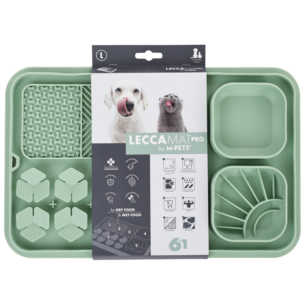 LECCA PRO 6in1 Licking mat Green
