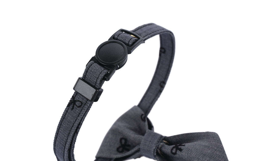 GLAM Pet Tie Grey Ribbon