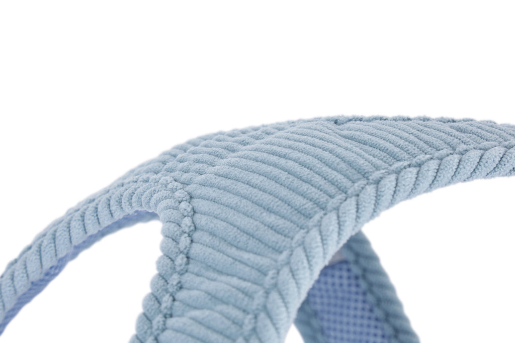 VELVET Dog harness Dusty Blue