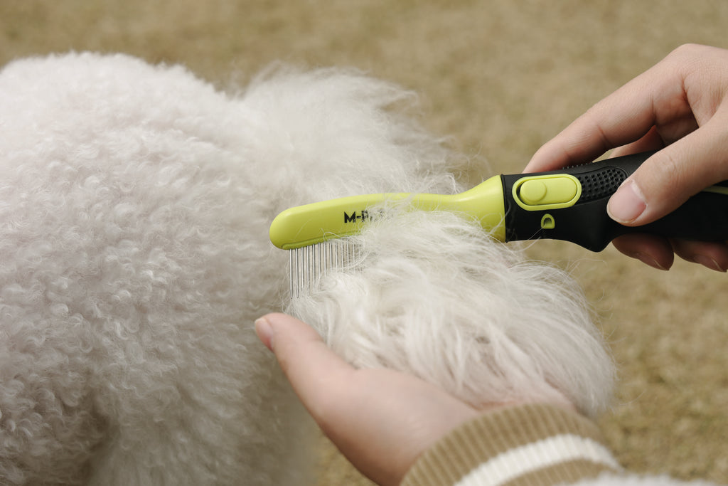 CLICK AND GROOM Curved brush