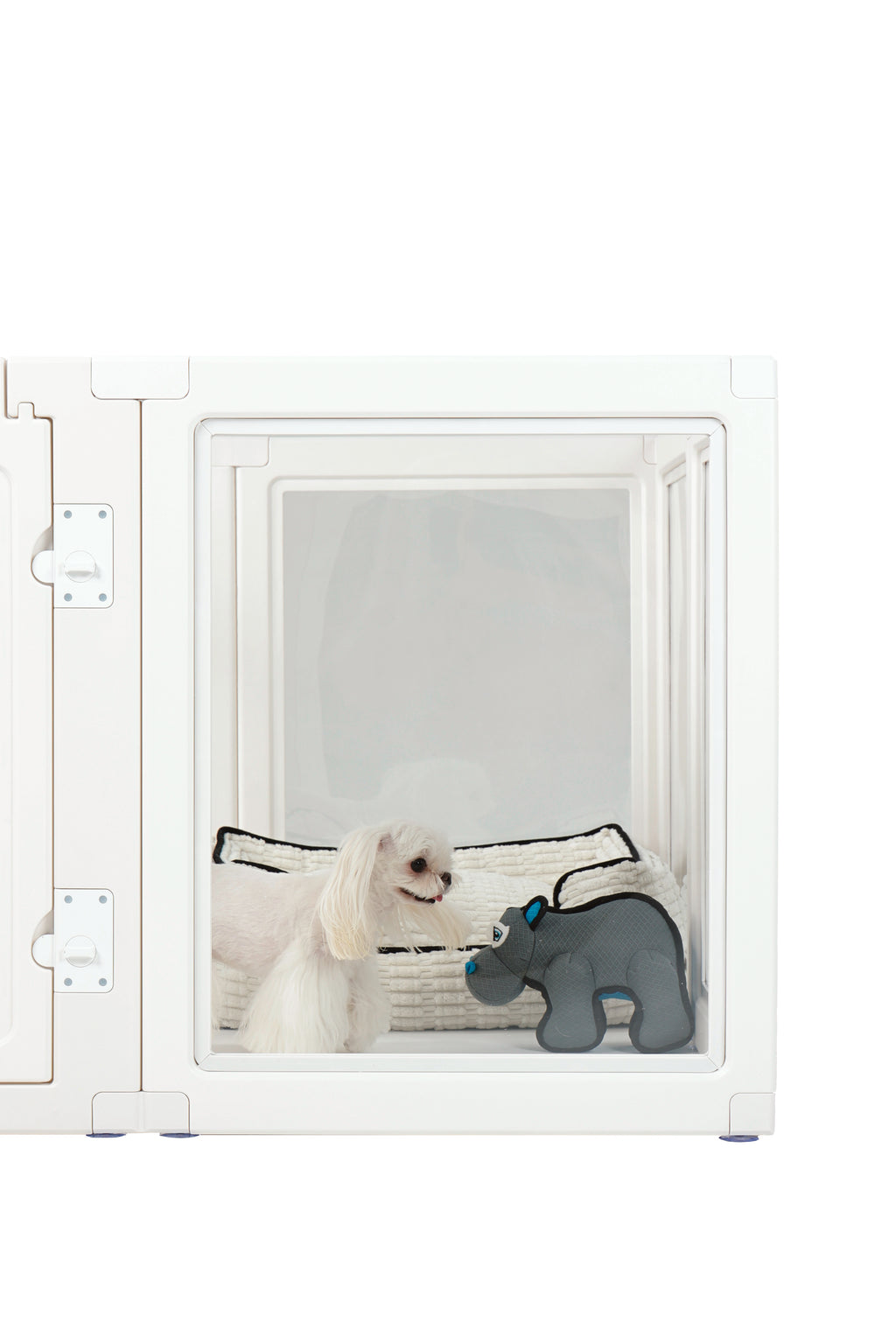 BLANCHE Puppy pen 8 panels L white