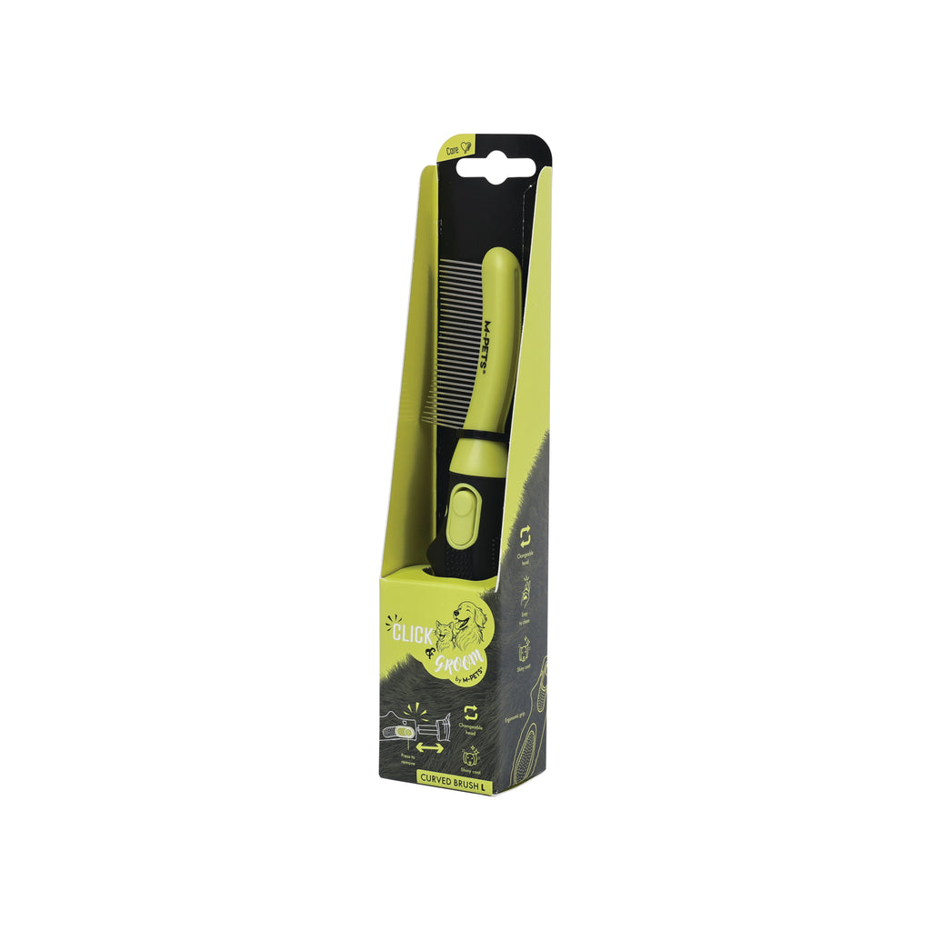CLICK AND GROOM Curved brush