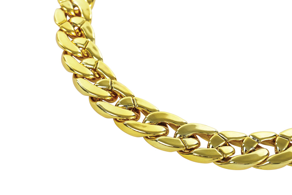 GLAM Pet Necklace Gold Chain
